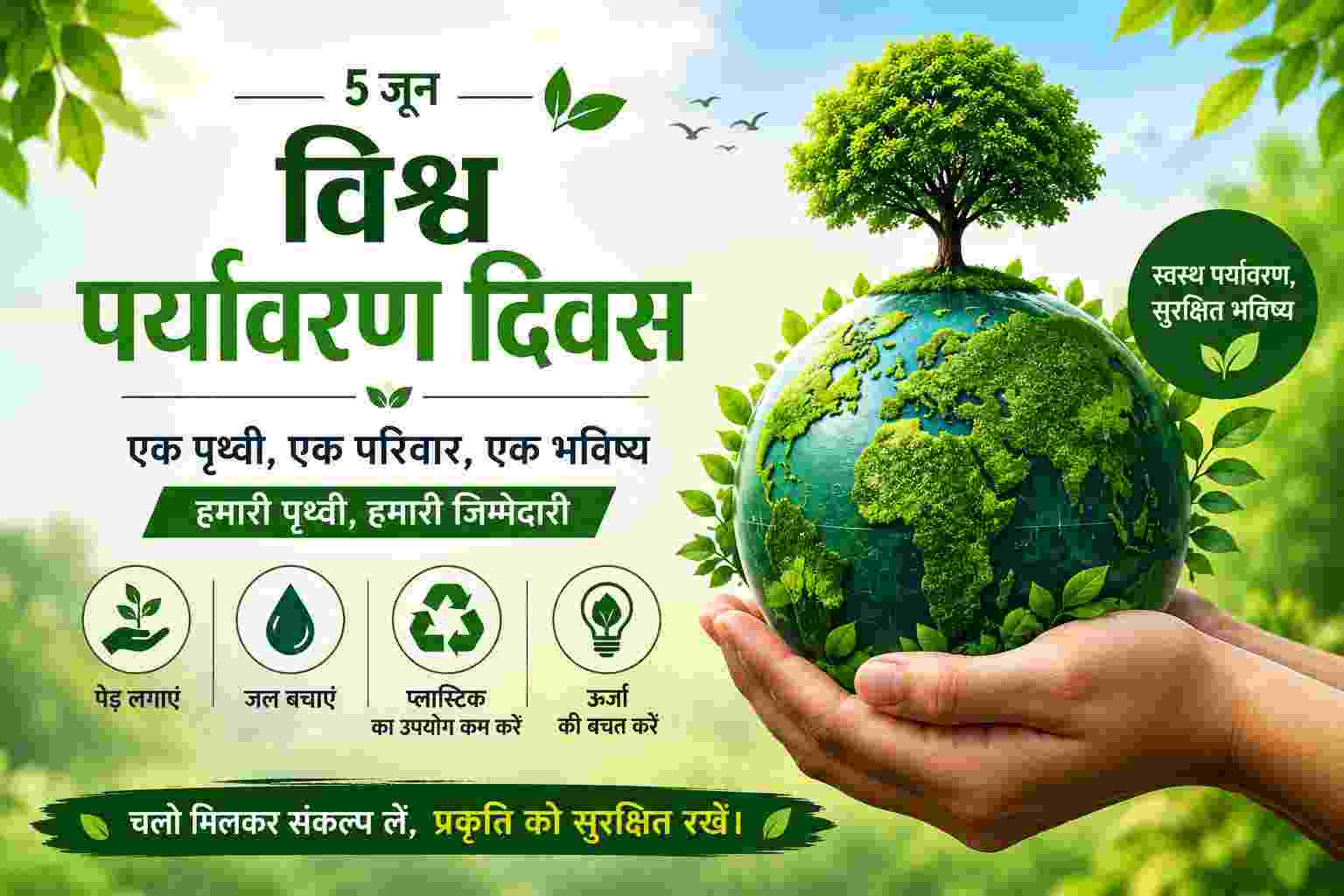 विश्व पर्यावरण दिवस 2026: पर्यावरण संरक्षण का महत्व और हमारा दायित्व