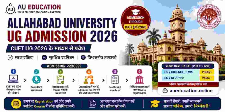 Allahabad University UG Admission Registration