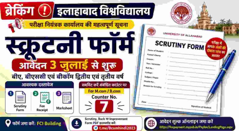 Scrutiny Form